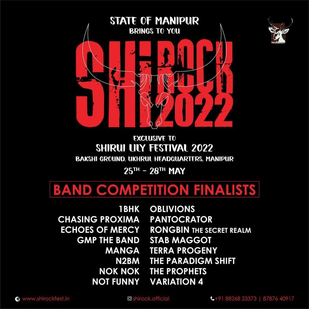 Shirock 2022 band list
